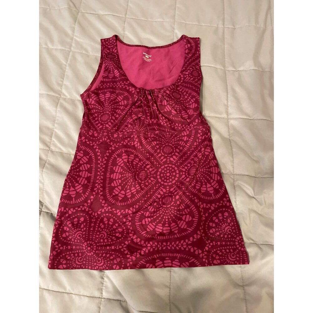 Patagonia Womens Sleeveless Patterned Top S Nylon & Spandex Blend